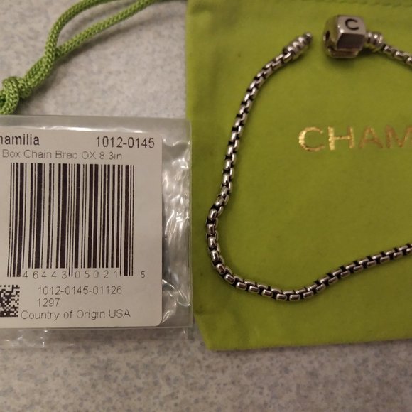 Chamilia Box Chain Bracelet 8.3'' - Picture 3 of 5